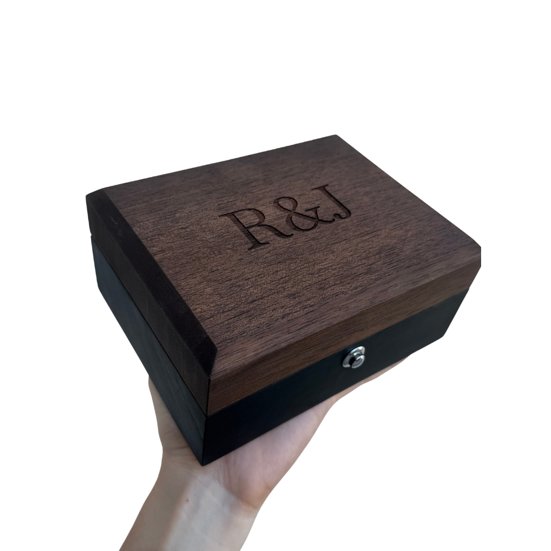 Estuche para Reloj de Compromiso Bicolor