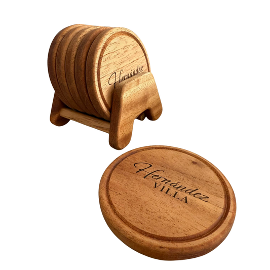 Porta Vasos + Base de Cedro