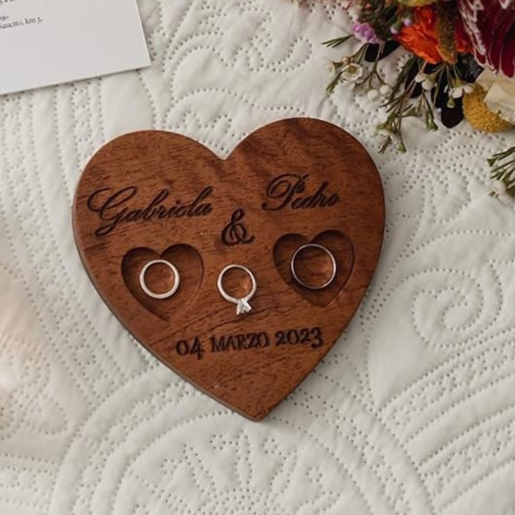 Corazon Porta Argollas