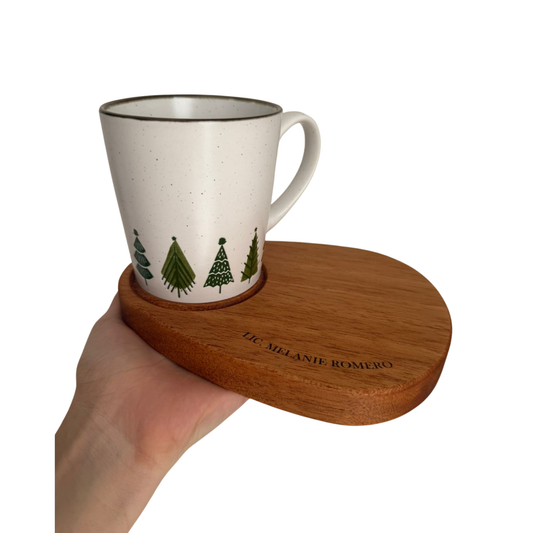 Porta Taza Cedro