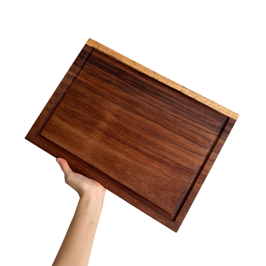 Tabla Parota Rectangular 40 cm x 24 cm